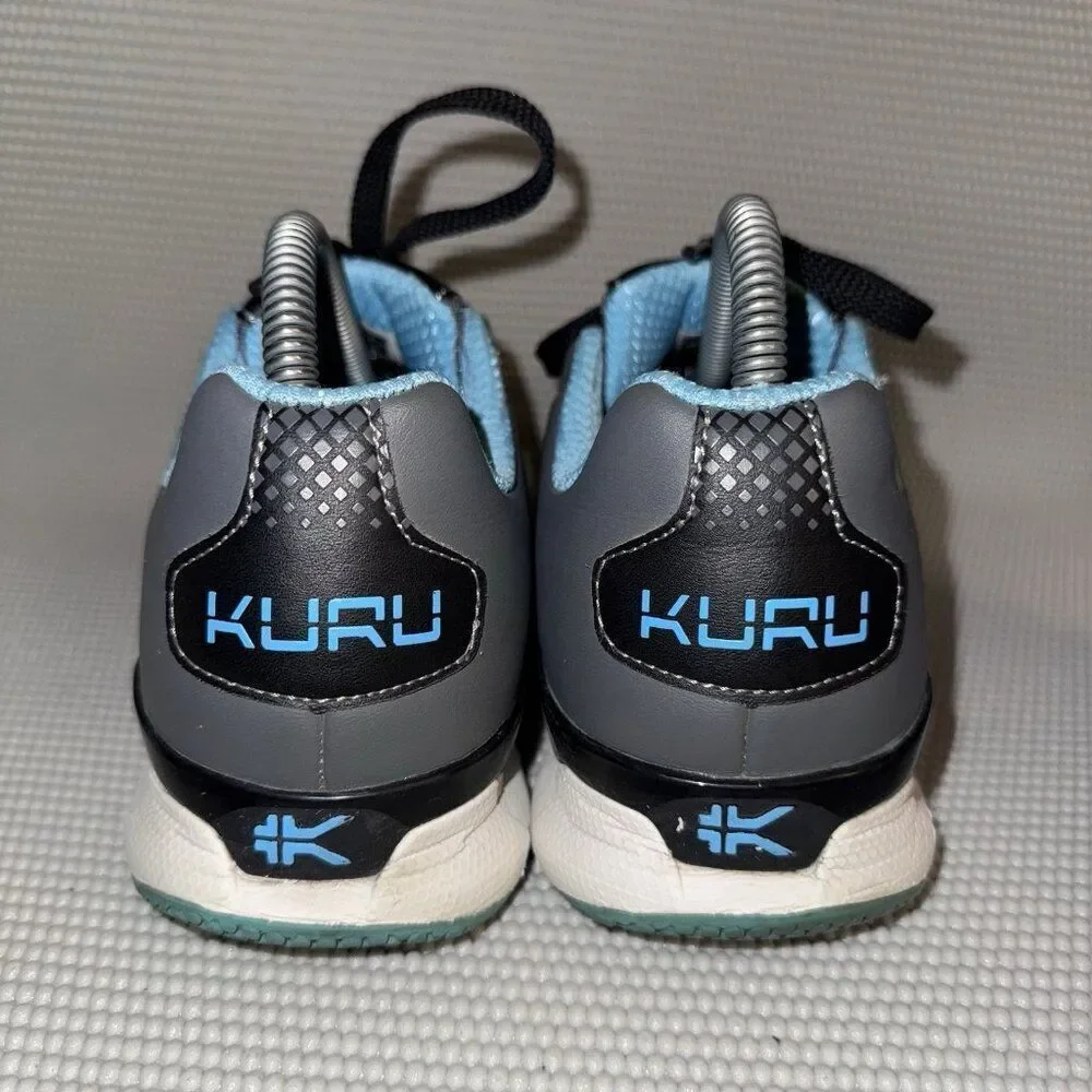 Kuru Quantum Mesh Sneakers Gray Blue Athletic Running Shoes Women’s Size 7.5